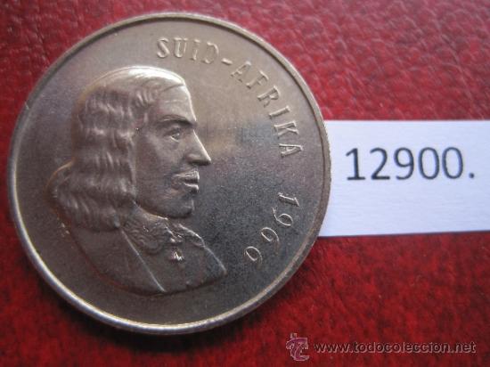 Monedas antiguas de &Aacute;frica: Sudafrica , 20 centimos  1966 - Foto 1