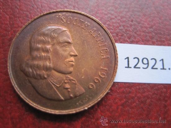 Monedas antiguas de &Aacute;frica: Sudafrica , 2 centimos  1966 - Foto 1
