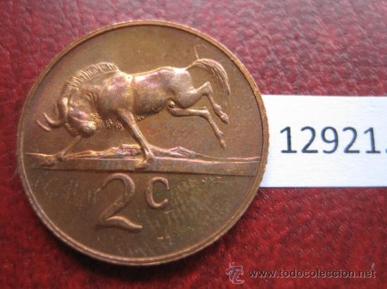 Monedas antiguas de &Aacute;frica: Sudafrica , 2 centimos  1966 - Foto 2