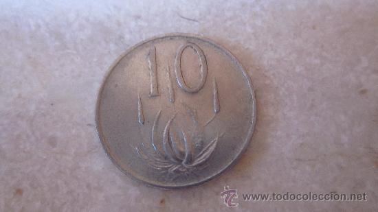 Monete antiche di Africa: MONEDA 10 RAND SUDAFRICA 1976