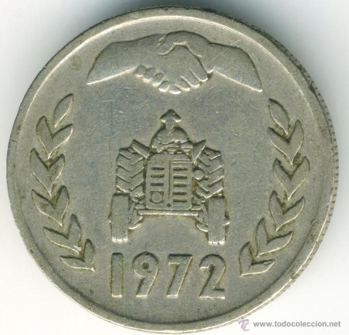 Monedas antiguas de &Aacute;frica: Argelia 1972, 1 dinar - Foto 1