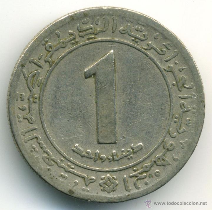 Monedas antiguas de &Aacute;frica: Argelia 1972, 1 dinar - Foto 2