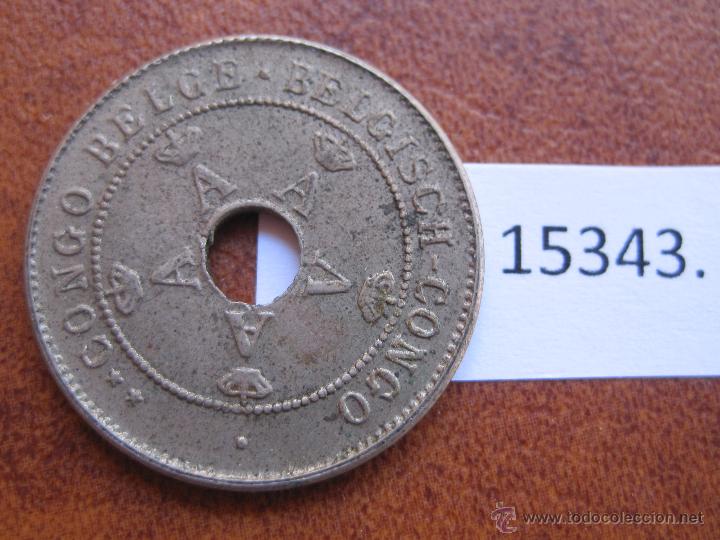 Monedas antiguas de &Aacute;frica: Congo Belga, 10 centimos 1911 - Foto 2