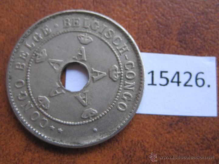 Monedas antiguas de &Aacute;frica: Congo Belga, 10 centimos 1911 - Foto 2