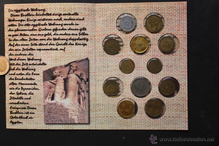 Monedas antiguas de &Aacute;frica: Set de Egipto. - Foto 1