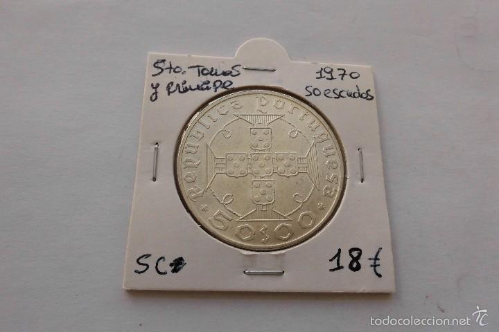 Monnaies anciennes d'Afrique: Sto. tomas y principe 50 escudos 1970 SC