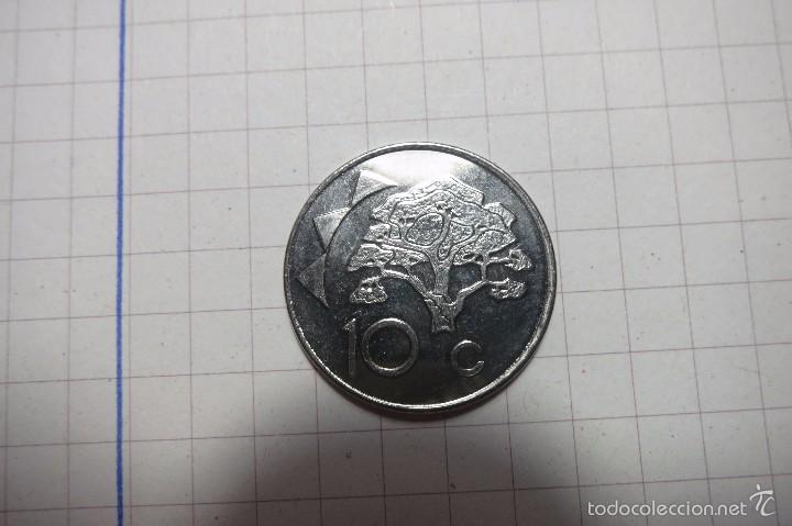 Monedas antiguas de &Aacute;frica: Namibia 10 c 1998 - Foto 2
