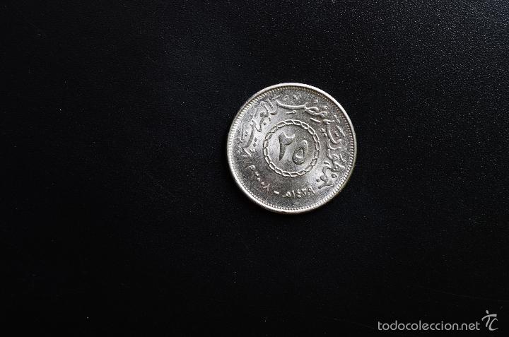 Monedas antiguas de &Aacute;frica: EGIPTO - 25 PIASTRAS - MBC - Foto 1