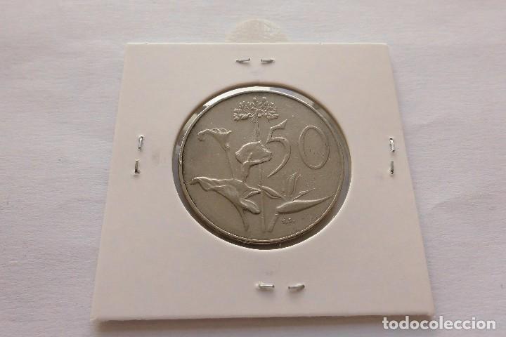 Monedas antiguas de &Aacute;frica: Sudafrica 50 Cent 1966 - Foto 2