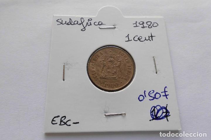 Monedas antiguas de &Aacute;frica: Sudafrica 1 Cent 1980 - Foto 1