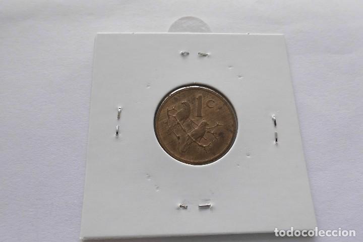 Monedas antiguas de &Aacute;frica: Sudafrica 1 Cent 1980 - Foto 2