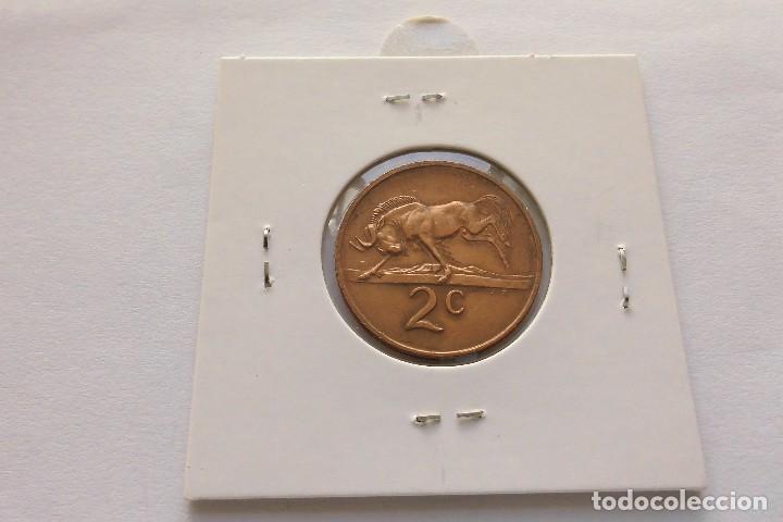 Monedas antiguas de &Aacute;frica: Sudafrica 2 Cent 1969 - Foto 2