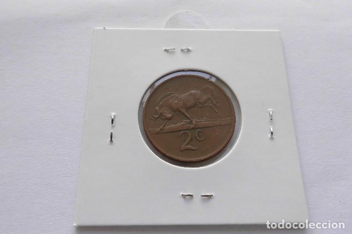Monedas antiguas de &Aacute;frica: Sudafrica 2 Cent 1971 - Foto 2