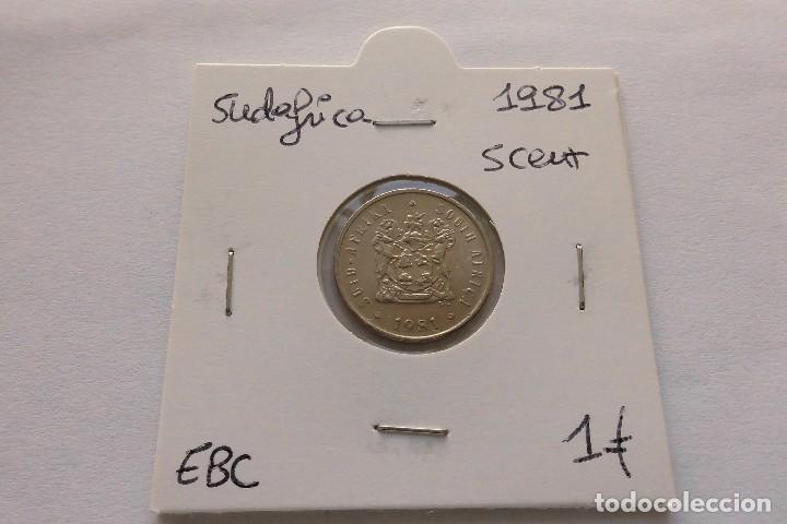 Monedas antiguas de &Aacute;frica: Sudafrica 5 Cent 1981 - Foto 1