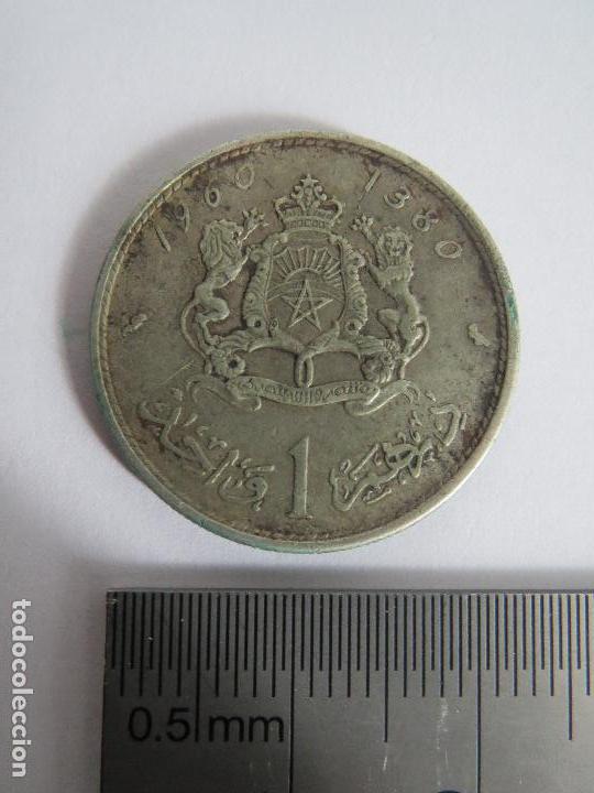 Monedas antiguas de &Aacute;frica: MONEDA 1 DIRHAM 1960 1380 - Foto 2
