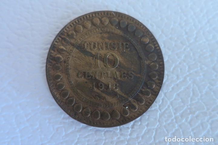 Monedas antiguas de &Aacute;frica: tunez 10 centimes 1916 - Foto 1