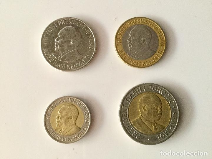 Monedas antiguas de &Aacute;frica: Lote 4 monedas de Kenia. - Foto 1