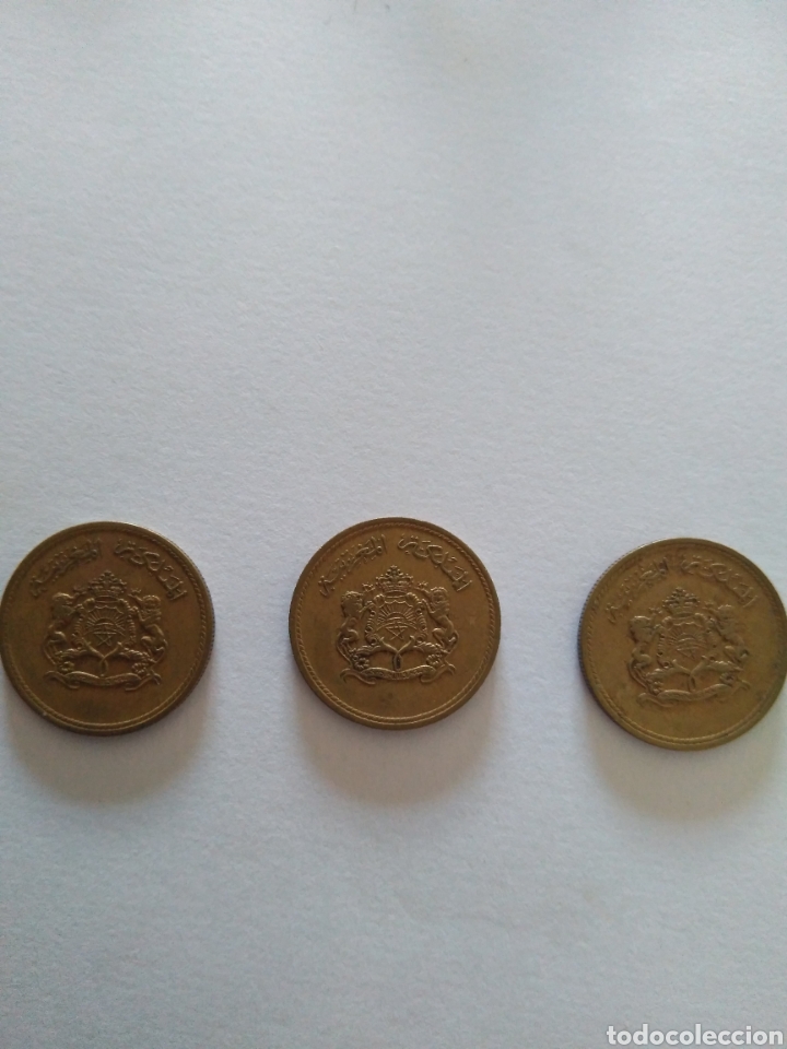 Monedas antiguas de &Aacute;frica: 3 MONEDA 10 DIRHAM MARRUECOS - Foto 2