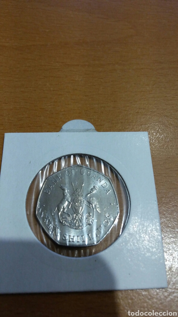 Monedas antiguas de &Aacute;frica: Moneda de Uganda 10 shilling a&ntilde;o 1987 - Foto 2