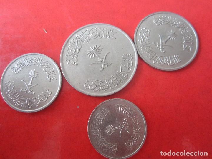 Moedas antigas de &Aacute;frica: Arabia Saudi. serie de 4 monedas diferentes