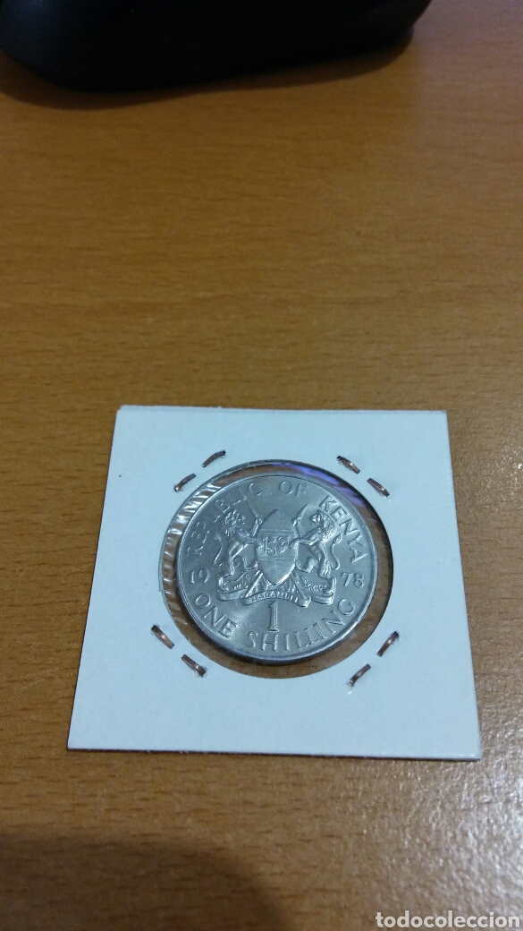 Monedas antiguas de &Aacute;frica: Moneda de Kenia un 1975 - Foto 2