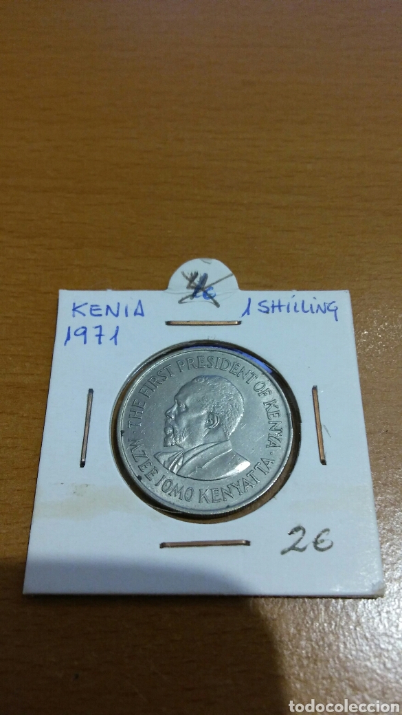 Monedas antiguas de &Aacute;frica: Moneda Kenia 1 shilling 1971 - Foto 1