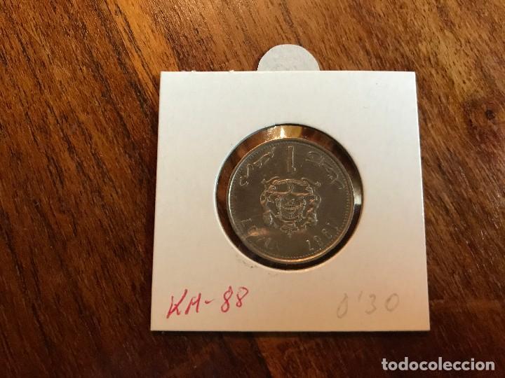 Monedas antiguas de &Aacute;frica: MARRUECOS 1 DIRHAM 1987 KM 88 - Foto 2