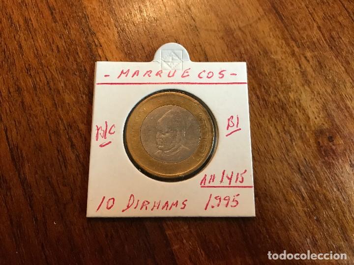 Monedas antiguas de &Aacute;frica: MARRUECOS 10 DIRHAMS 1995 KM 92 - Foto 1