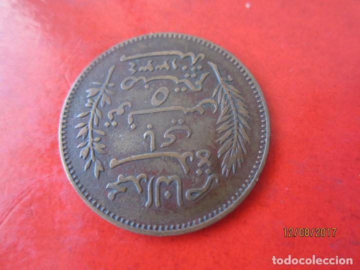 Monedas antiguas de &Aacute;frica: Tunisia. 5 centimos. 1916 - Foto 2