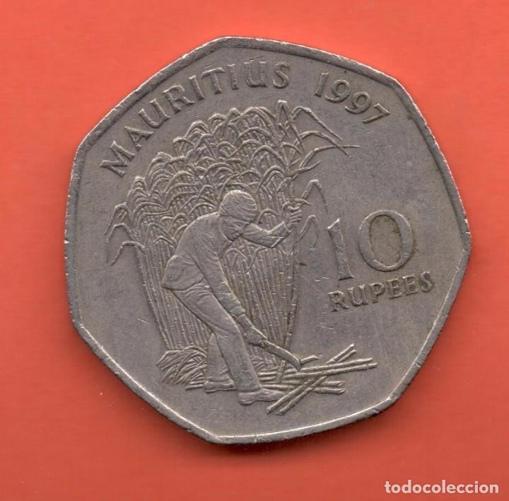 Monedas antiguas de &Aacute;frica: MAURITIUS - 10 RUPIAS - Foto 1