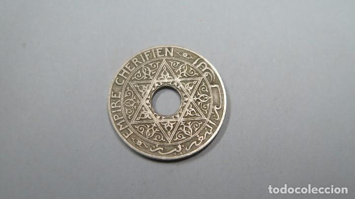 Monedas antiguas de &Aacute;frica: 25 CENTIMES. EMPIRE CHERIFIEN - Foto 1