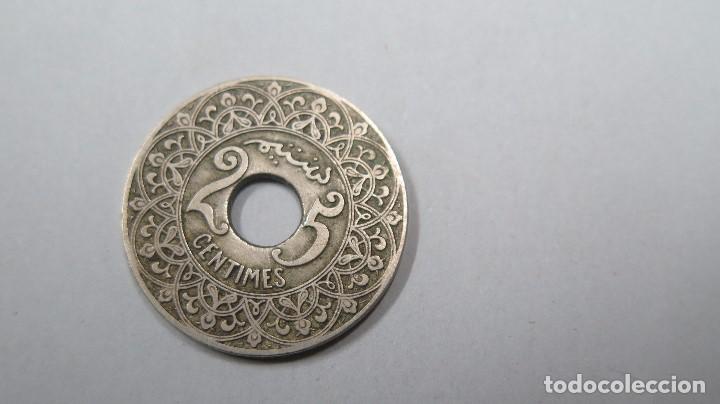 Monedas antiguas de &Aacute;frica: 25 CENTIMES. EMPIRE CHERIFIEN - Foto 2