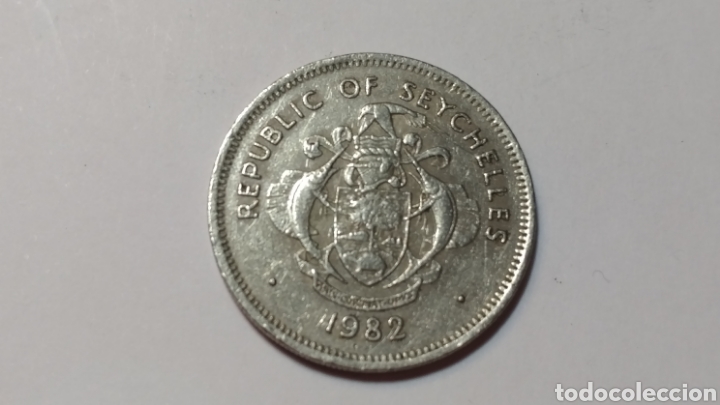 Monedas antiguas de &Aacute;frica: SEYCHELLES 1 RUPIA 1982 - Foto 2