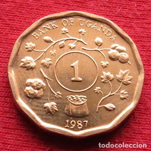 Monedas antiguas de &Aacute;frica: Uganda 1 shilling 1987 unc - Foto 1