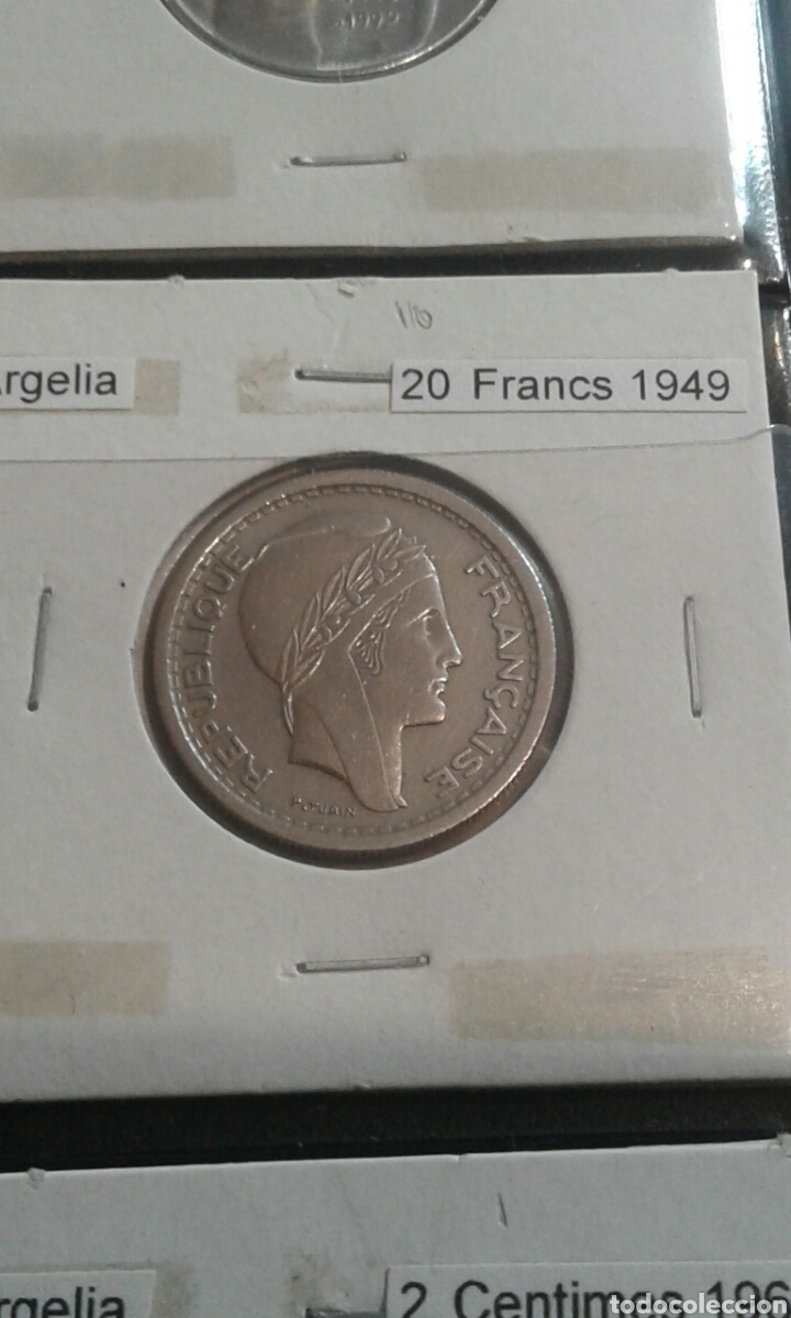 Monedas antiguas de &Aacute;frica: Algeria 20 francos 1948 ebc - Foto 1