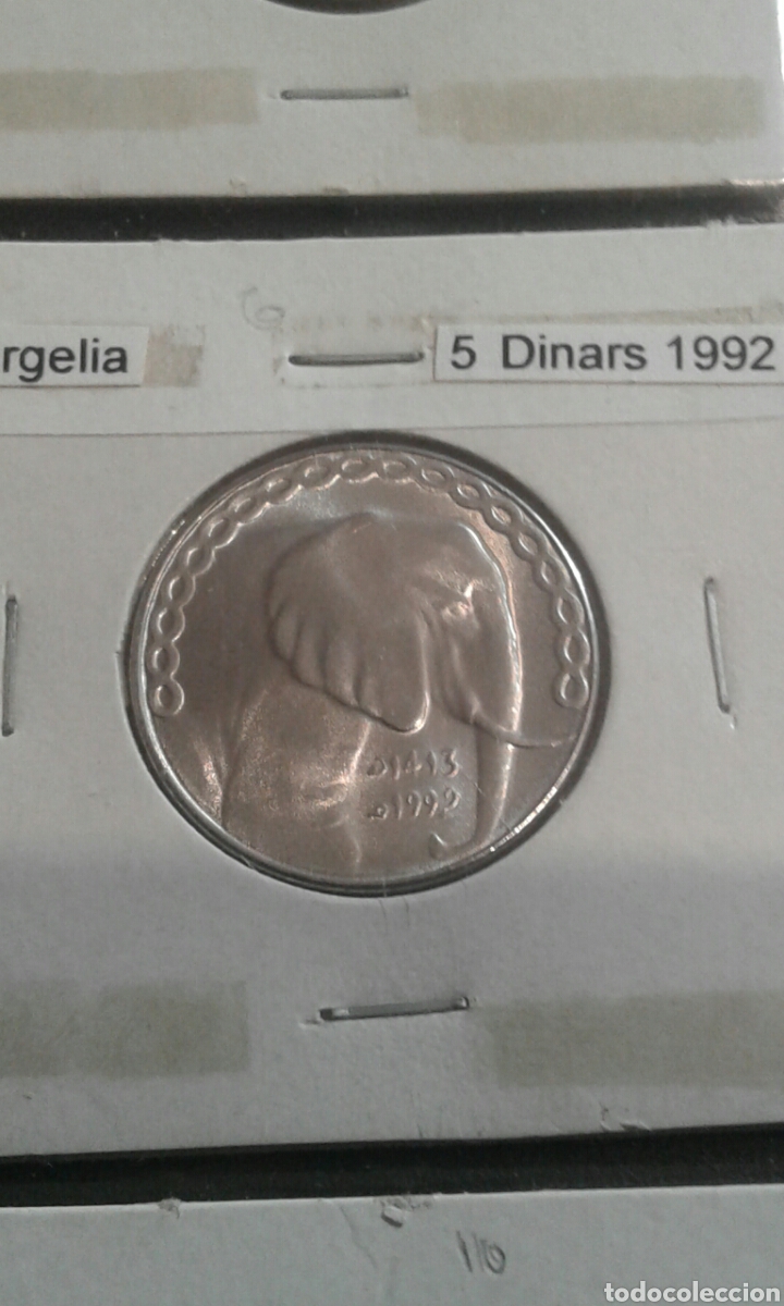 Monedas antiguas de &Aacute;frica: Algeria 5 dinar 1992 sc - Foto 1