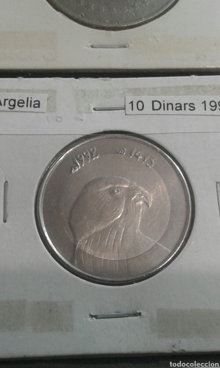 Monedas antiguas de &Aacute;frica: argelia 10 d inars 1992 sc - Foto 1