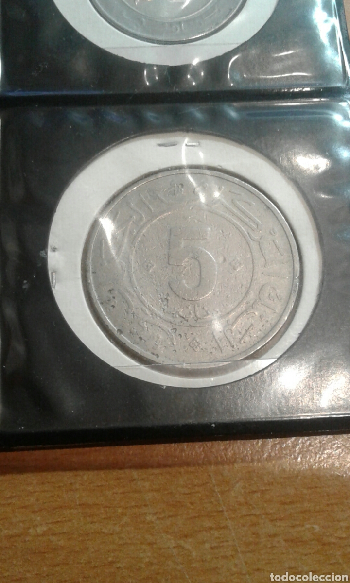 Monedas antiguas de &Aacute;frica: Argelia 5 d inars 1984 ebc - Foto 2