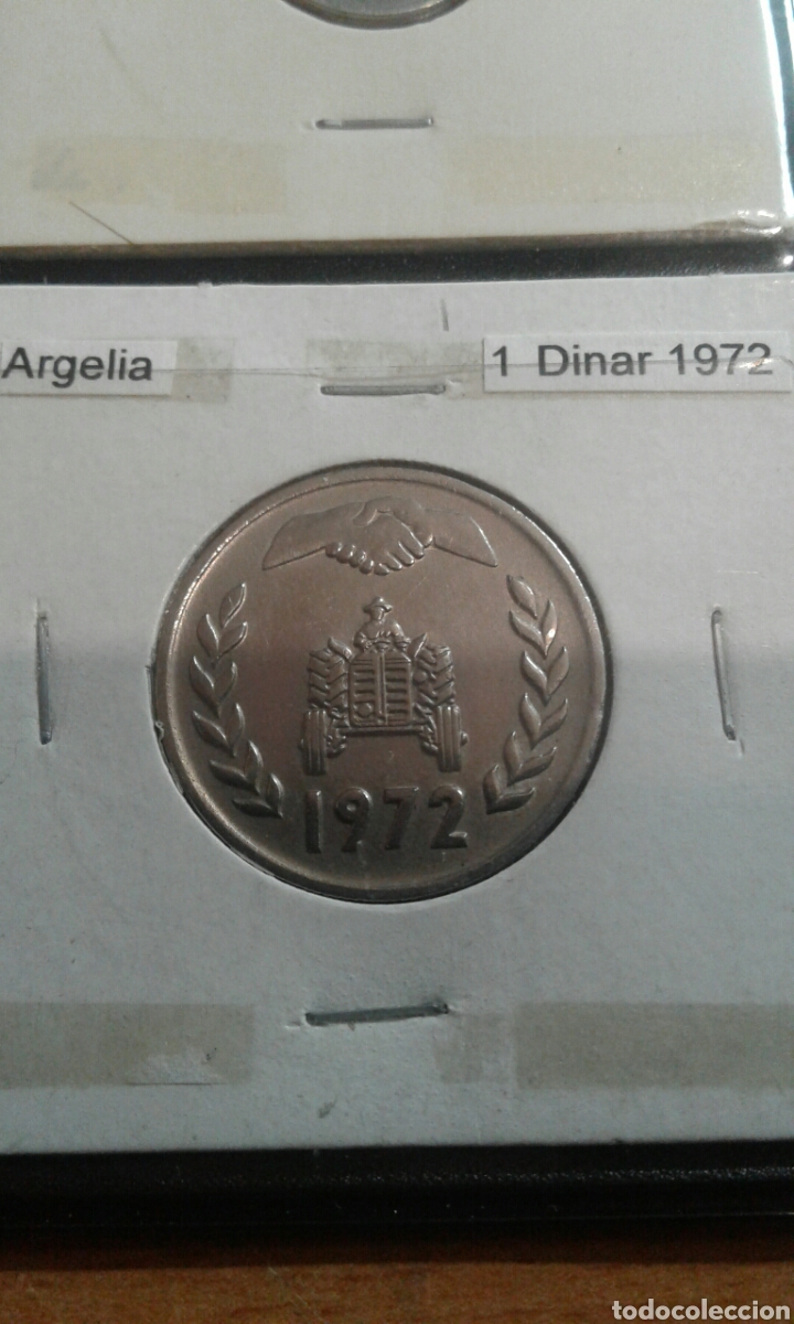 Monedas antiguas de &Aacute;frica: Argelia 1 dinar 1972 sc - Foto 1