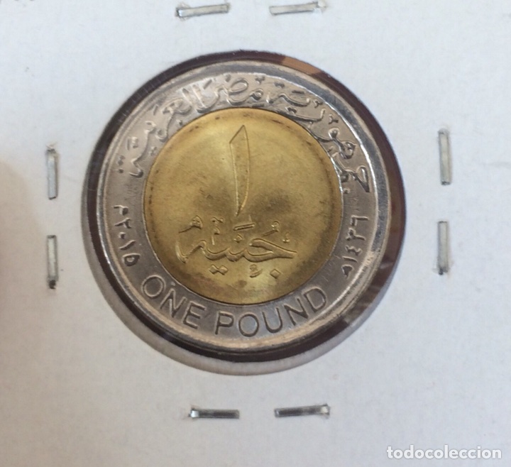 Monedas antiguas de &Aacute;frica: edu8 &ndash; Egipto 1 libra 2015 sc - Foto 2