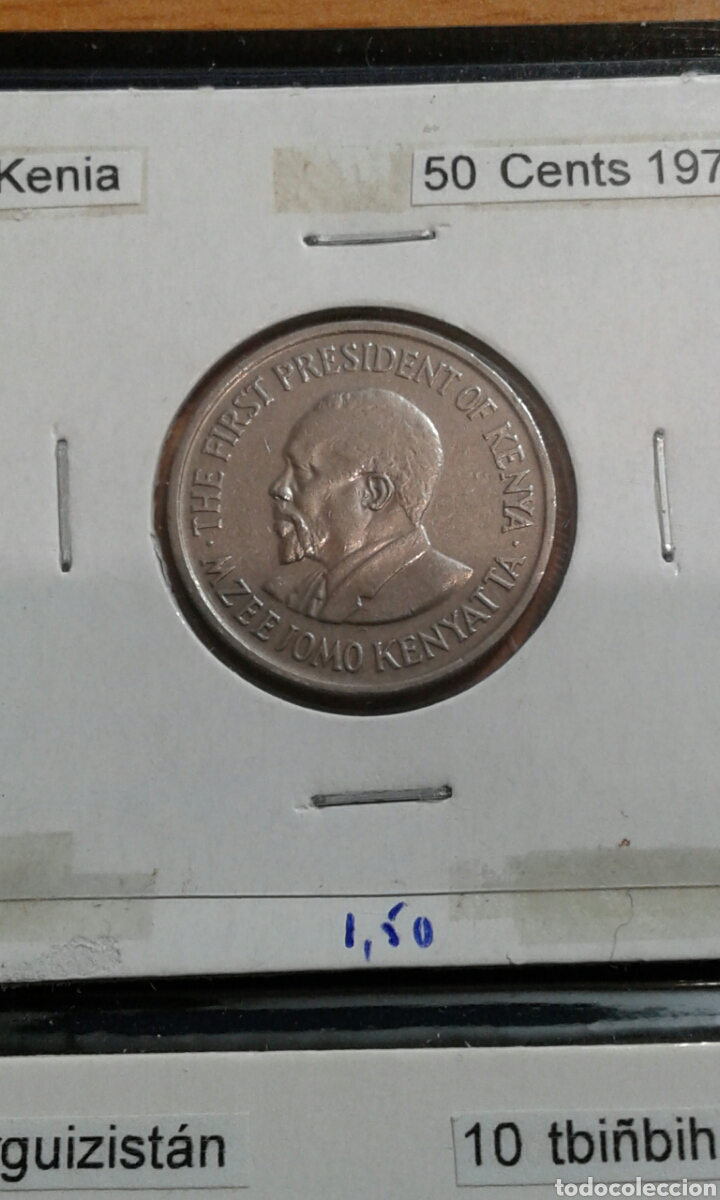 Monedas antiguas de &Aacute;frica: Kenia 50 cent 1978 sc - Foto 1