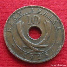 Monedas antiguas de África: AFRICA ORIENTAL 10 CENTS 1925. Lote 117078003