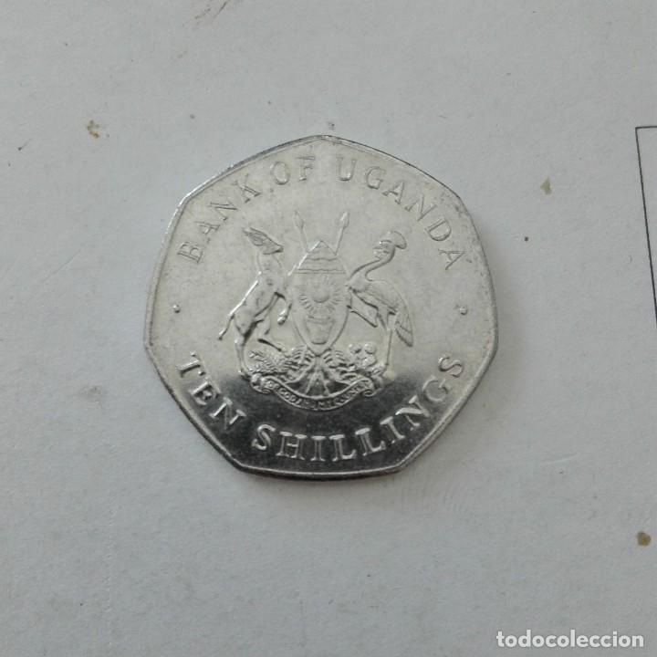 Monedas antiguas de &Aacute;frica: UGANDA 10  A&Ntilde;O DE 1987 - Foto 1