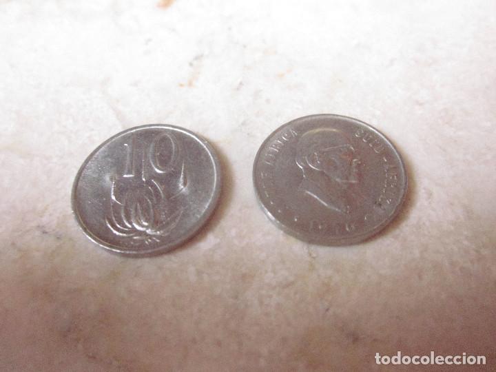 Old Coins of Africa: DOS MONEDAS 10 CENTAVOS SUDAFRICA 1976 Y 1986