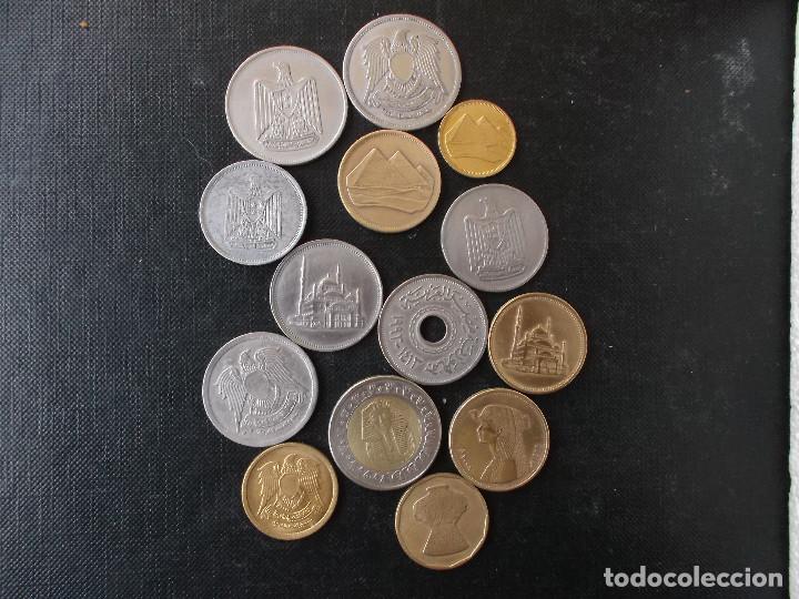 Monedas antiguas de &Aacute;frica: coleccion de monedas de Egipto - Foto 1