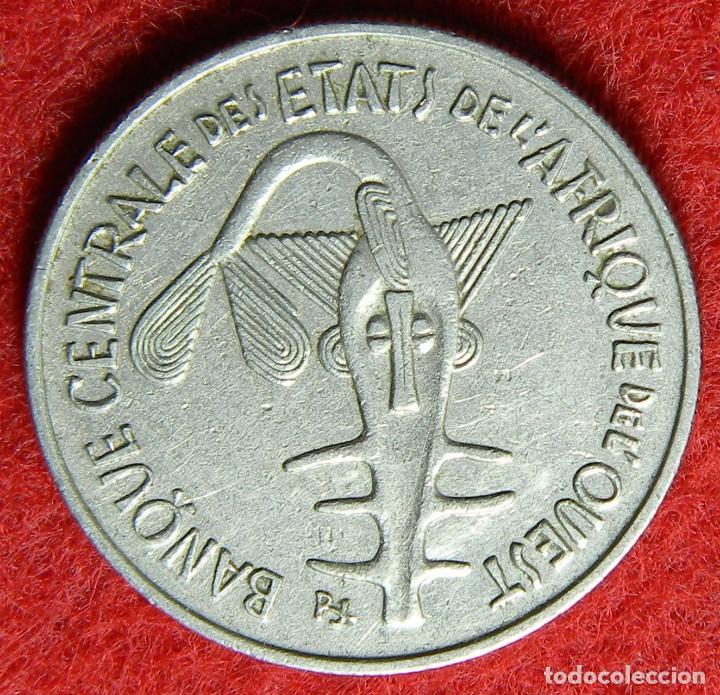 Monedas antiguas de &Aacute;frica: Etats de l&acute;Afrique d&acute;Ouest - BCEAO&ndash; 100 francs francos &ndash; 1969 - Krause #Km 941
