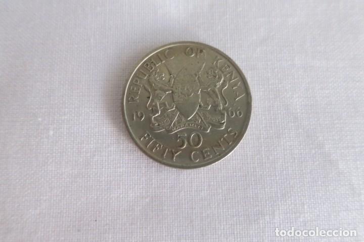 Monedas antiguas de &Aacute;frica: kenia 50 cent 1966 1966 - Foto 2