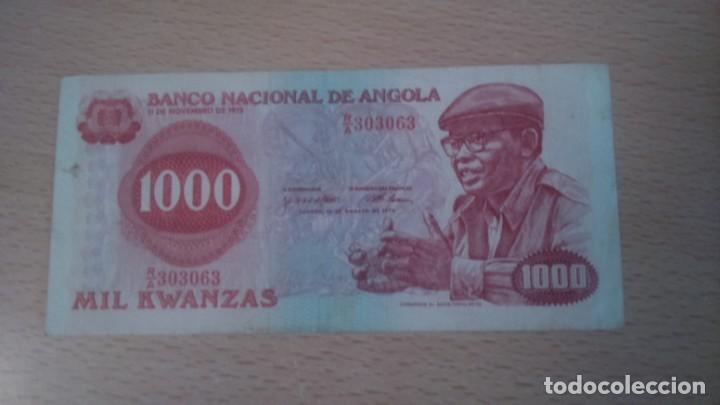 Alte M&uuml;nzen aus Afrika: Angola - 1000 Kwanzas