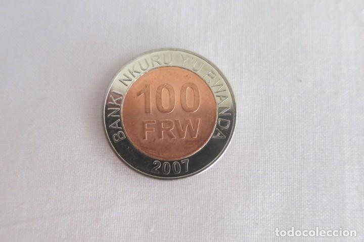 Monedas antiguas de &Aacute;frica: rwanda 100 francos 2007 - Foto 1