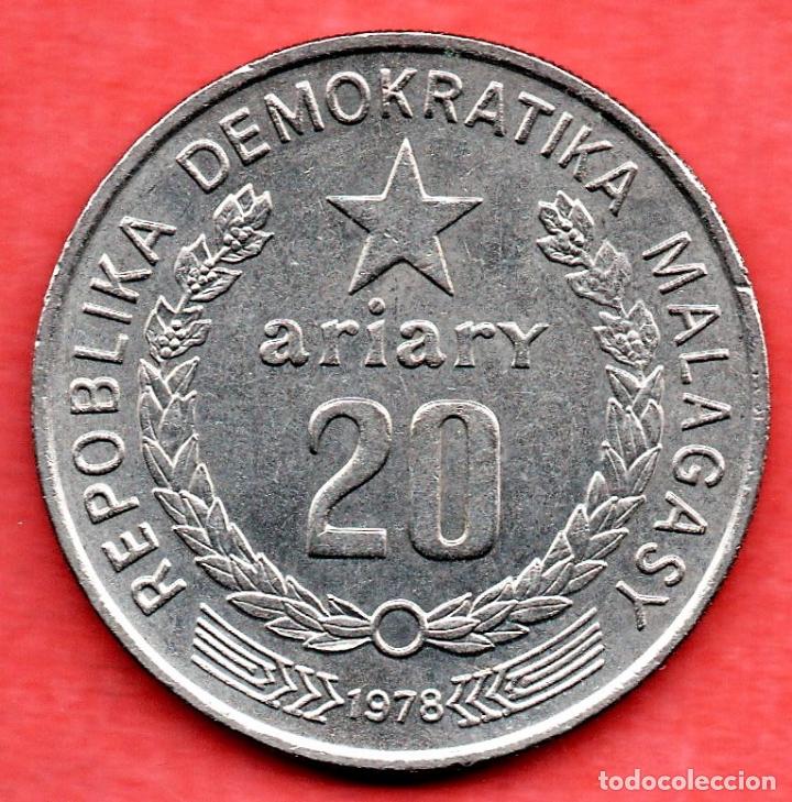 Monedas antiguas de &Aacute;frica: MADAGASCAR - 20 ARIARY, 1978 - Foto 2